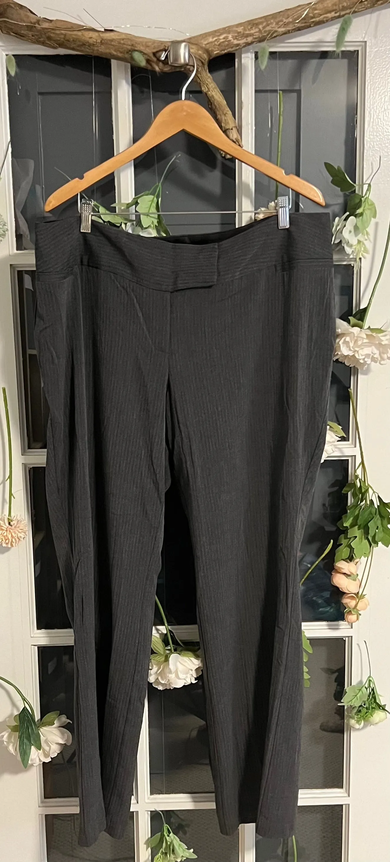 Torrid Grey Pinstripe Dress Pants 18